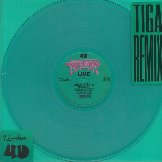 Angel Eyes - Limited Edition Green Vinyl Single vinyl record cover