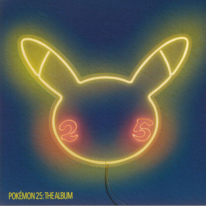 Pokemon 25: The Album (Soundtrack) - Yellow Vinyl LP vinyl record cover