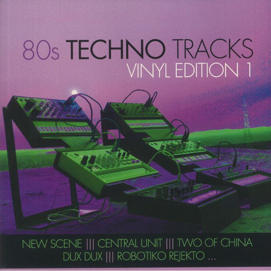 80s Techno Tracks: Vinyl Edition 1 - Vinyl LP vinyl record cover