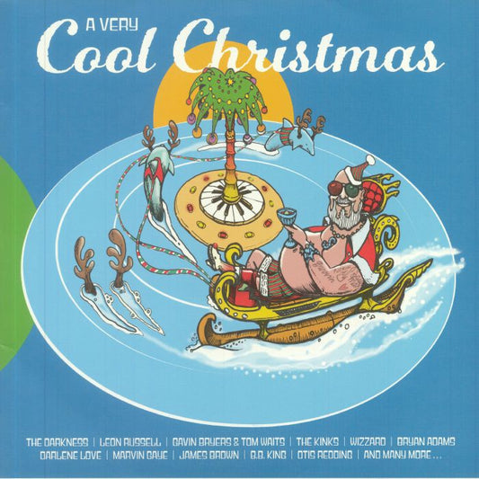 A Very Cool Christmas - Limited Magenta & Clear Vinyl 2xLP vinyl record cover