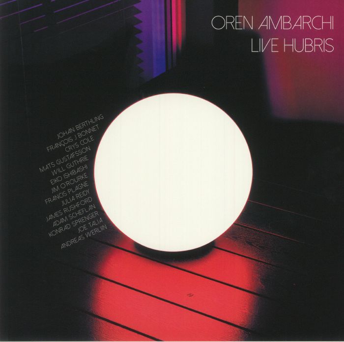 Live Hubris - Limited Edition Coloured Vinyl LP vinyl record cover