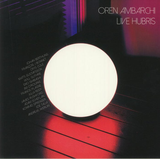 Live Hubris - Limited Edition Coloured Vinyl LP vinyl record cover