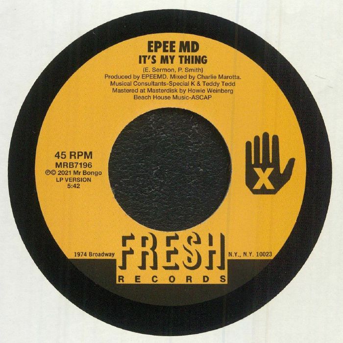It's My Thing - Vinyl Single vinyl record cover
