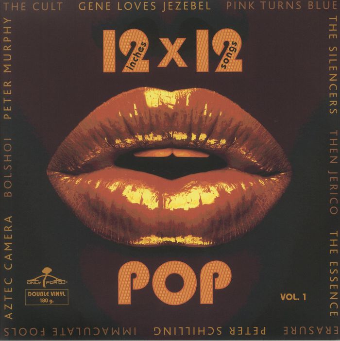 12 Inches By 12 Songs: Pop Vol 1 - Coloured Vinyl 2xLP vinyl record cover