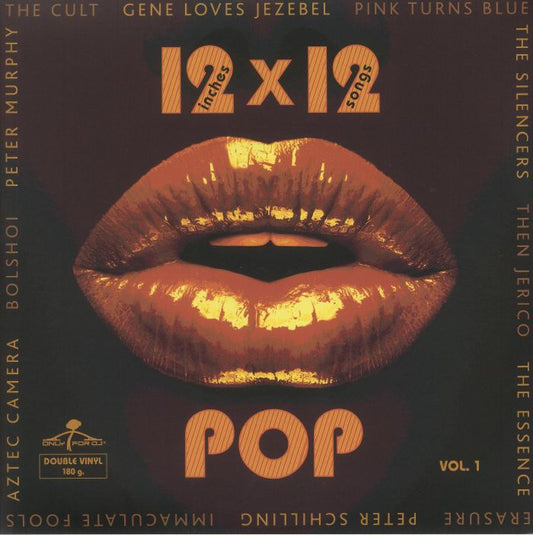 12 Inches By 12 Songs: Pop Vol 1 - Coloured Vinyl 2xLP vinyl record cover