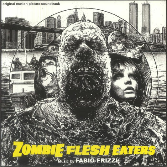 Zombie Flesh Eaters (Soundtrack) - Pink In Black Vinyl LP vinyl record cover