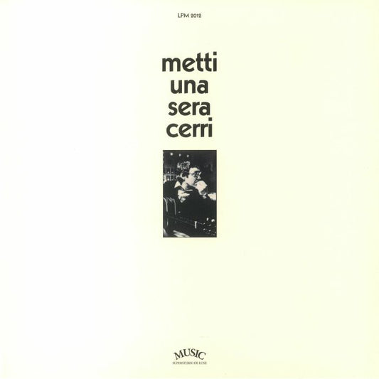 Metti Una Sera Cerri - Reissue White Vinyl LP vinyl record cover