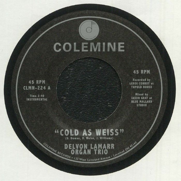Cold As Weiss - Vinyl Single vinyl record cover