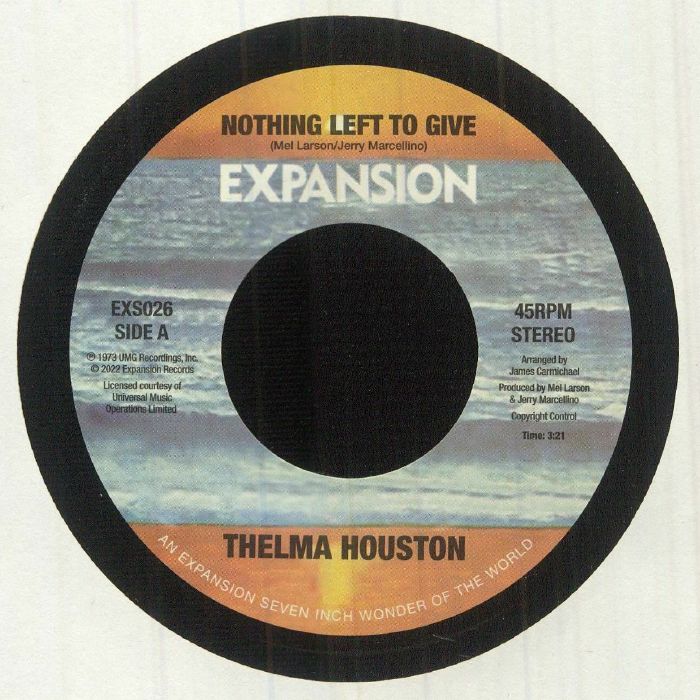 Nothing Left To Give - Vinyl Single vinyl record cover