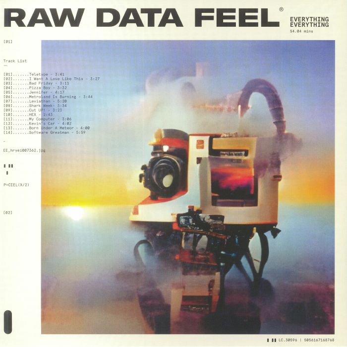 Raw Data Feel - Limited Edition Pink Vinyl LP vinyl record cover