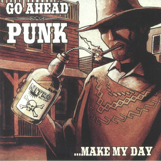 Go Ahead Punk Make My Day - Limited Orange Splattered Vinyl LP vinyl record cover