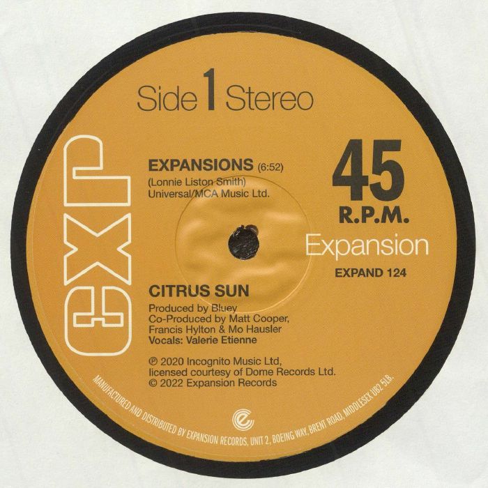 Expansions - Vinyl Single vinyl record cover