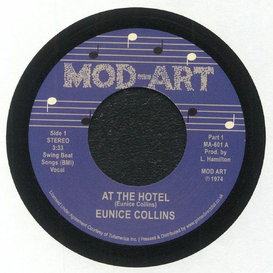 At The Hotel - Vinyl Single vinyl record cover