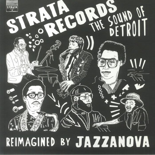 Strata Records: The Sound Of Detroit Reimagined By Jazzanova - 2xLP vinyl record cover