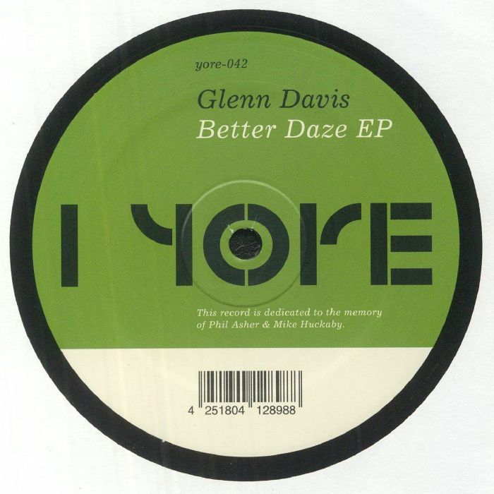 Better Daze - Vinyl EP vinyl record cover