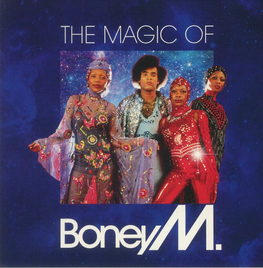 The Magic Of Boney M - Limited Edition Pink & Blue Vinyl 2xLP vinyl record cover