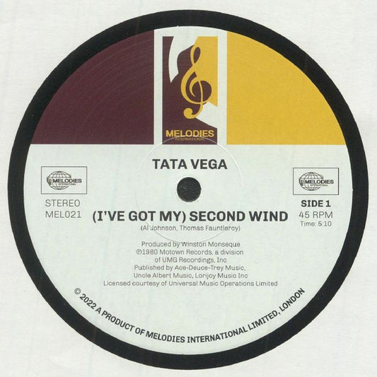 I've Got My Second Wind - Vinyl Single vinyl record cover
