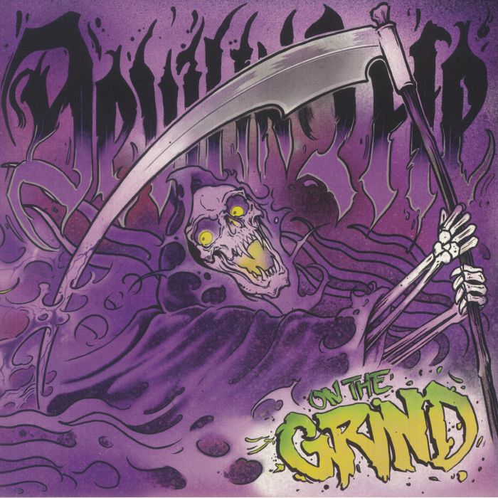 On The Grind - Limited Edition Magenta & Black Marbled Vinyl LP vinyl record cover
