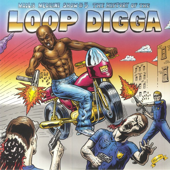 Medicine Show No 5: The History Of The Loop Digga 1990-2000 - Sky Blue 2xLP vinyl record cover