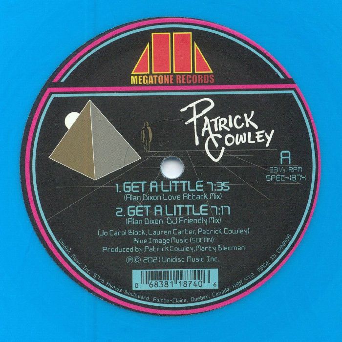 Get A Little (Alan Dixon Remixes) - Vinyl Single vinyl record cover