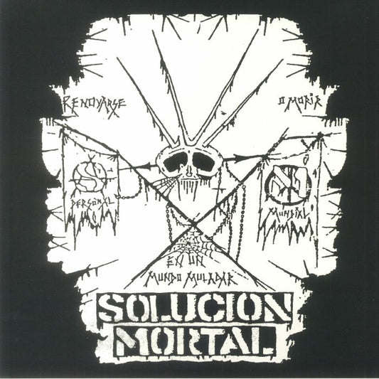 Solucion Mortal - Limited Edition Yellow Vinyl LP vinyl record cover