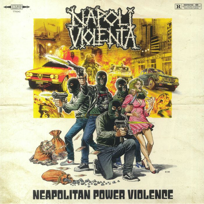 Neapolitan Power Violence - Limited Edition Yellow Vinyl LP vinyl record cover
