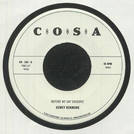 Before We Say Goodbye - Vinyl Single vinyl record cover