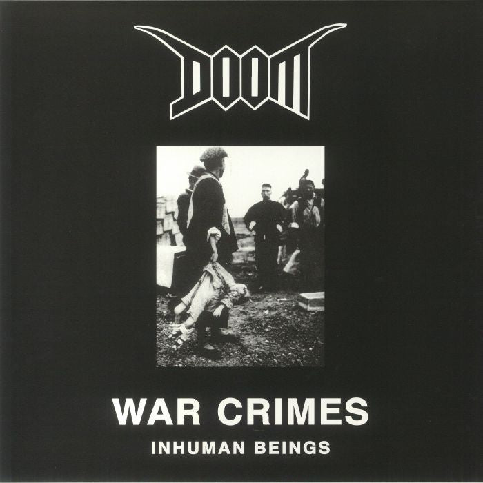 War Crimes: Inhuman Beings - Vinyl LP vinyl record cover