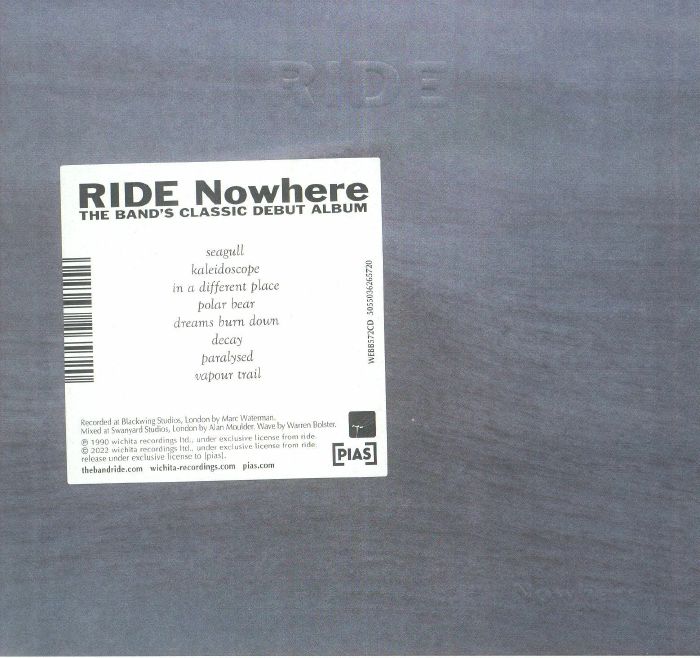 Nowhere - Reissue CD CD cover