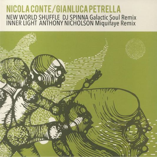 New World Shuffle (Remixes) - Vinyl Single vinyl record cover