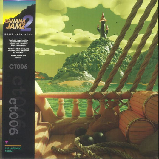 Banana Jamz 2 (Soundtrack) - Red & Yellow Swirl 2xLP vinyl record cover