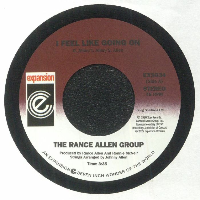 I Feel Like Going On - Vinyl Single vinyl record cover