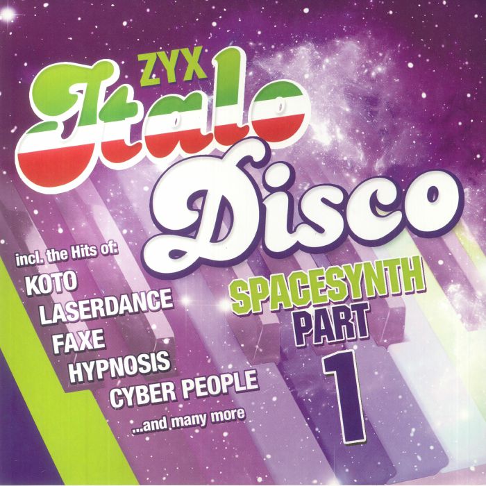 ZYX Italo Disco Spacesynth Part 1 - Vinyl LP vinyl record cover