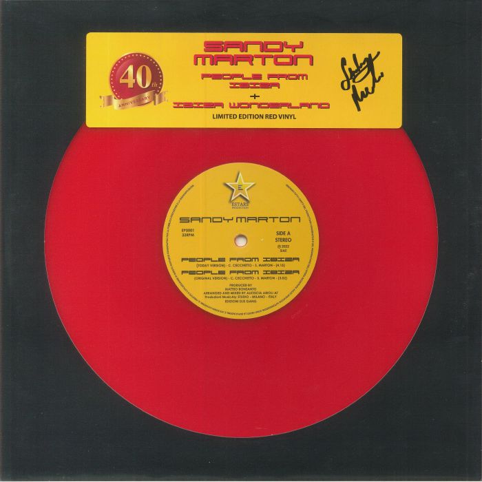People From Ibiza - Red Vinyl Single vinyl record cover