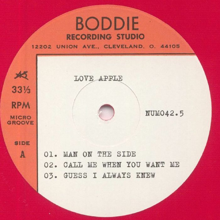 Love Apple - Red Vinyl LP vinyl record cover