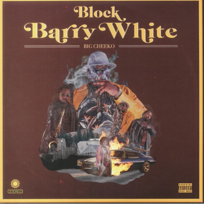 Block Barry White - Vinyl LP vinyl record cover