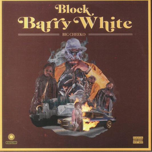 Block Barry White - Vinyl LP vinyl record cover