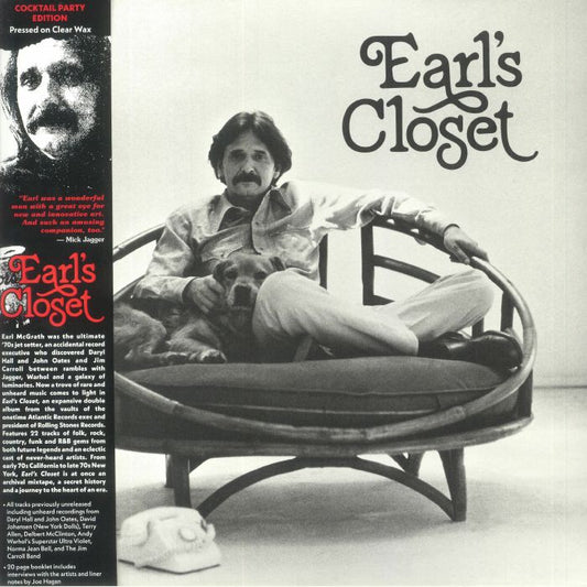 Earl's Closet: The Lost Archive 1970-1980 - Clear Vinyl 2xLP vinyl record cover