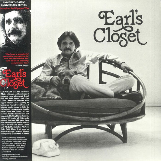 Earl's Closet: The Lost Archive 1970-1980 - Anniversary Red Vinyl 2xLP vinyl record cover