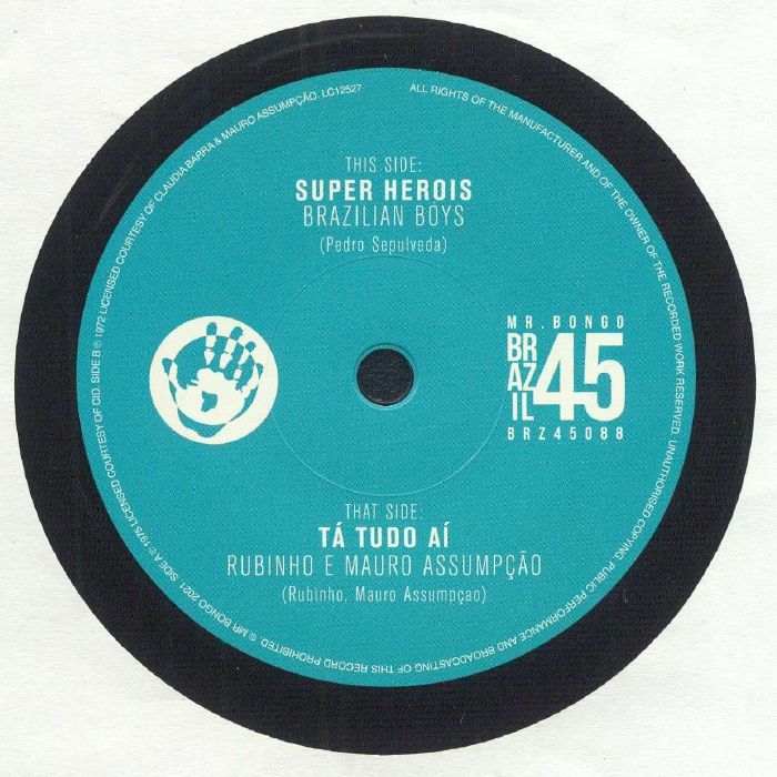 Super Herois - Vinyl Single vinyl record cover