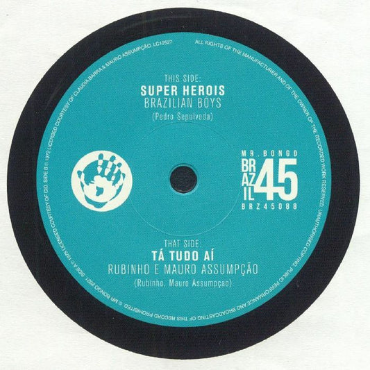 Super Herois - Vinyl Single vinyl record cover