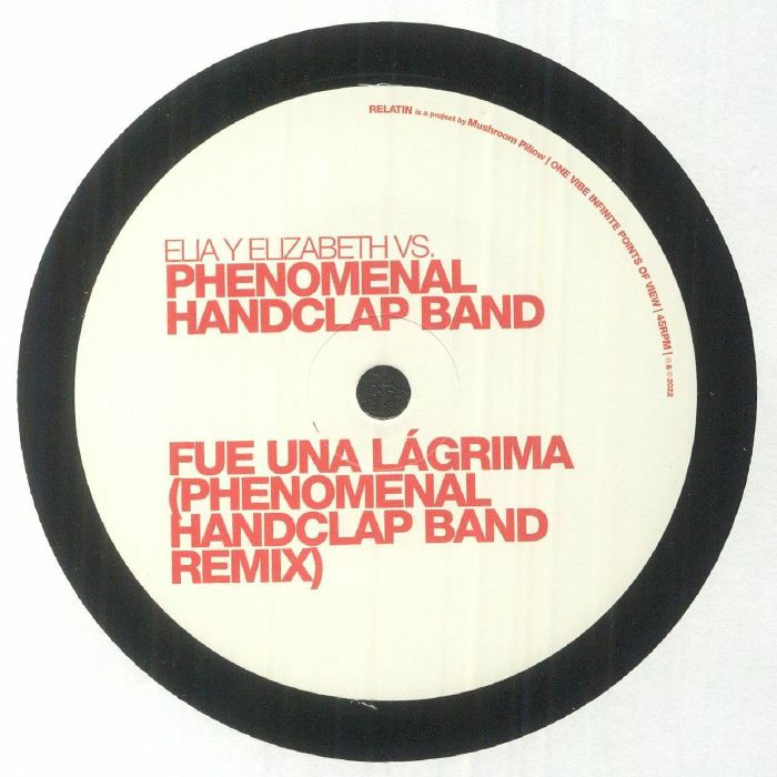 Elia Y Elizabeth Vs Phenomenal Handclap Band - Limited Edition Vinyl Single vinyl record cover