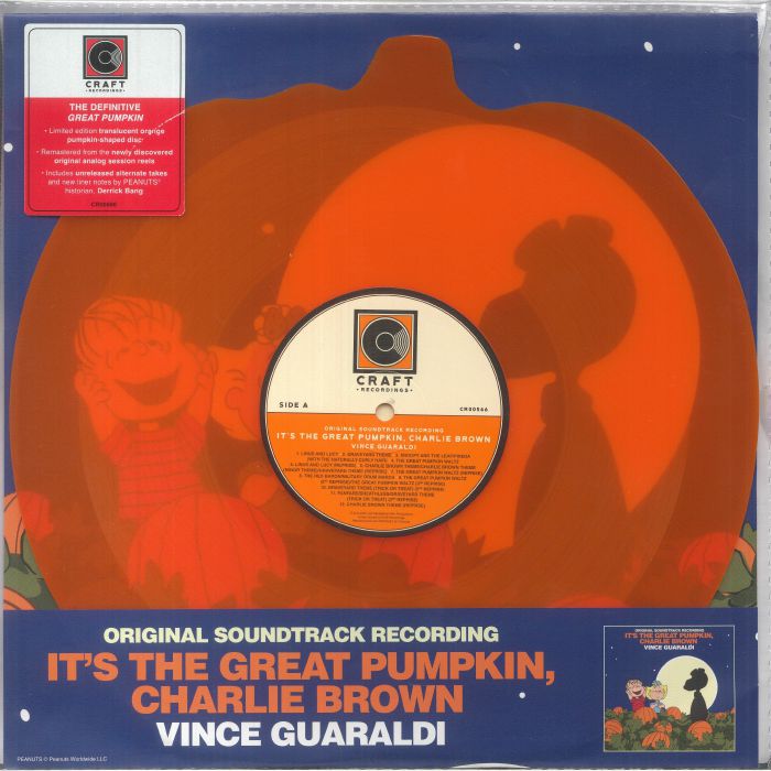 It's The Great Pumpkin Charlie Brown Soundtrack - Orange Vinyl LP vinyl record cover