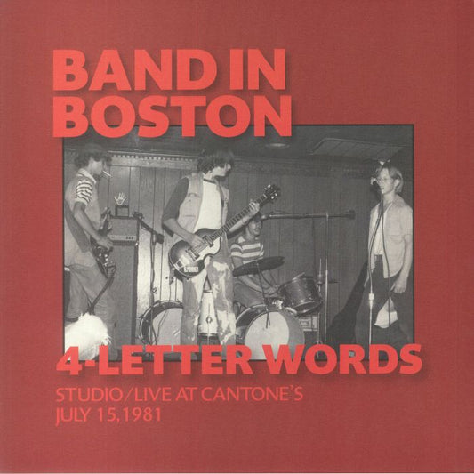 Band In Boston: Studio / Live At Cantone's - Vinyl LP vinyl record cover