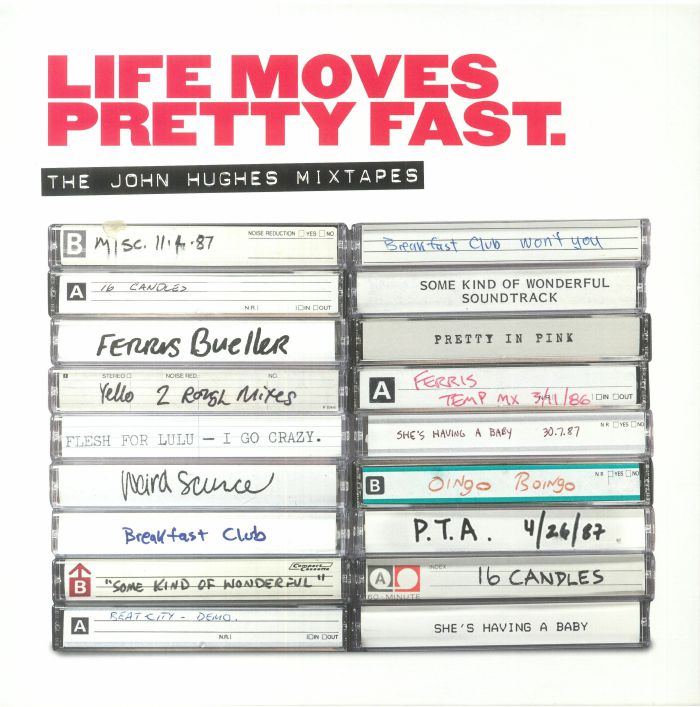 Life Moves Pretty Fast: The John Hughes Mixtapes - Limited Edition Red Vinyl 6xLP Box Set vinyl record cover