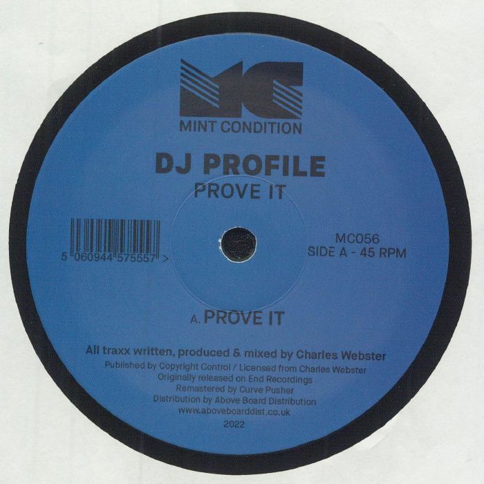Prove It (remastered) - Vinyl Single vinyl record cover