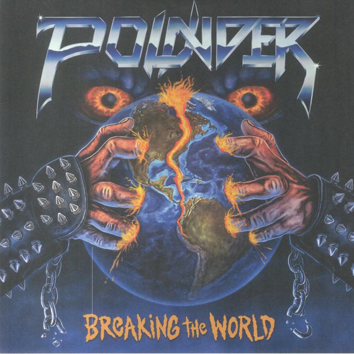 Breaking The World - Blue Swirl Vinyl LP vinyl record cover