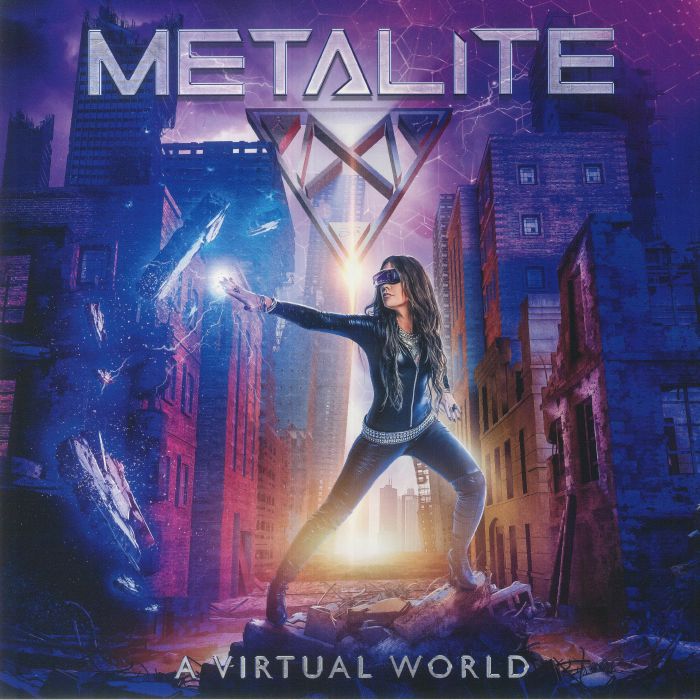 A Virtual World - Orange Vinyl LP vinyl record cover