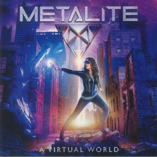 A Virtual World - Orange Vinyl LP vinyl record cover