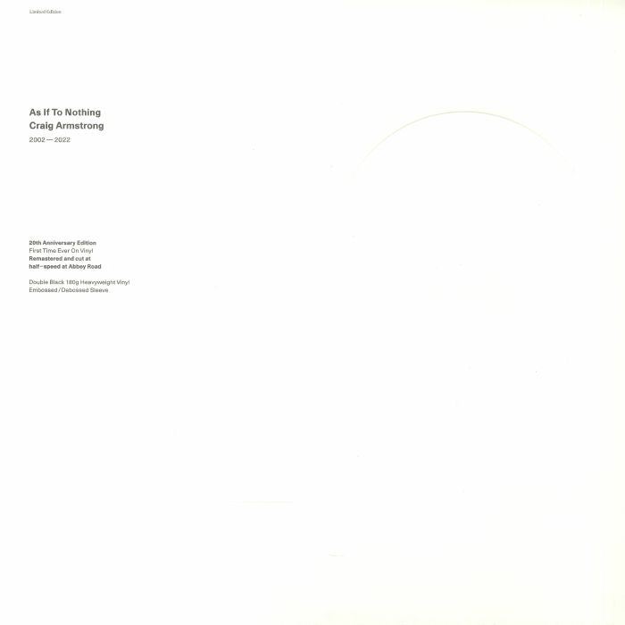 As If To Nothing - Limited Heavyweight 2xLP vinyl record cover